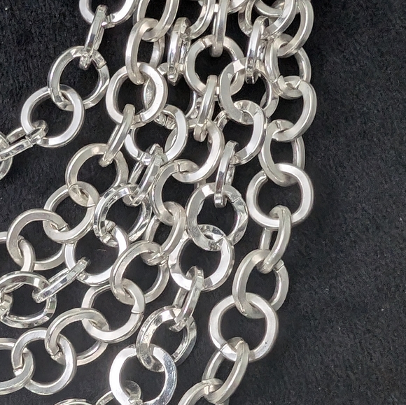 Chico's Polished Silver Tone Necklace - Picture 2 of 8